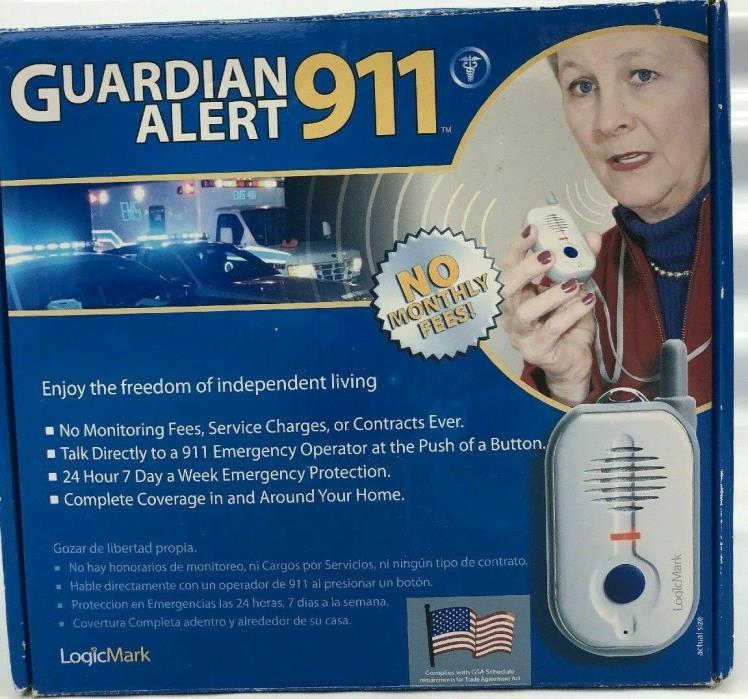 Complete Guardian Alert 911 System LogicMark Model #30511 New