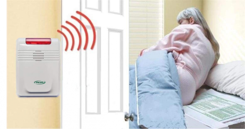 Wireless (Cordfree) Bed Alarm and Pad/no in Patient's Room