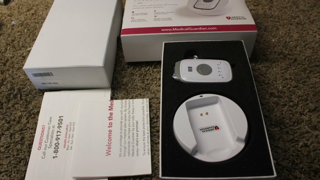 Active Guardian Medical Alert System With GPS/Wifi/Fall Detection