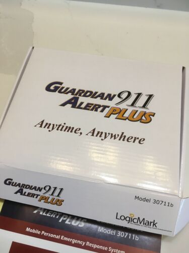 New in Box LogicMark Guardian Alert 911 PLUS Emergency Alert System Model 30711b