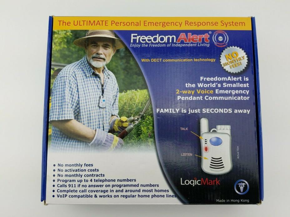 Freedom Alert Personal Emergency Response System Model 35511 No Monthly Fees CIB