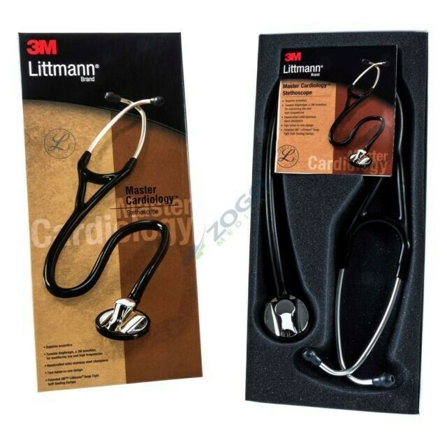 3m Littmann Master Cardiology stethoscope model 2160 (black) *brand new in box