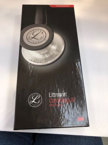 NEW 3m Littmann CARDIOLOGY IV - Black/Standard Chest Piece  27