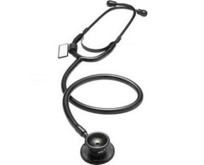 MDF Dual Head Lightweight Stethoscope - All Black (MDF747-BO).