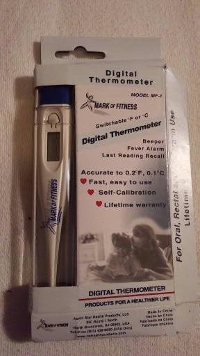 Digital Thermometer(Mark of Fitness)for oral,rectal,and underarm use*LT Warranty
