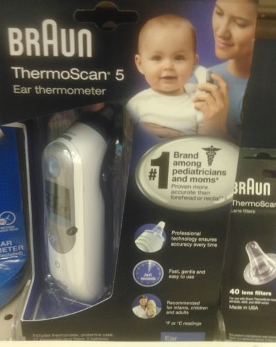 Braun ThermoScan 5 Ear Thermometer 1 ea (Pack of 9)