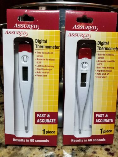 LCD Fever Alert Assured Digital Thermometer Adult Child Baby Temperature Medical