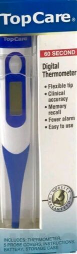 New Top Care 60 second digital thermometer Model 87-605-001 Thermometer