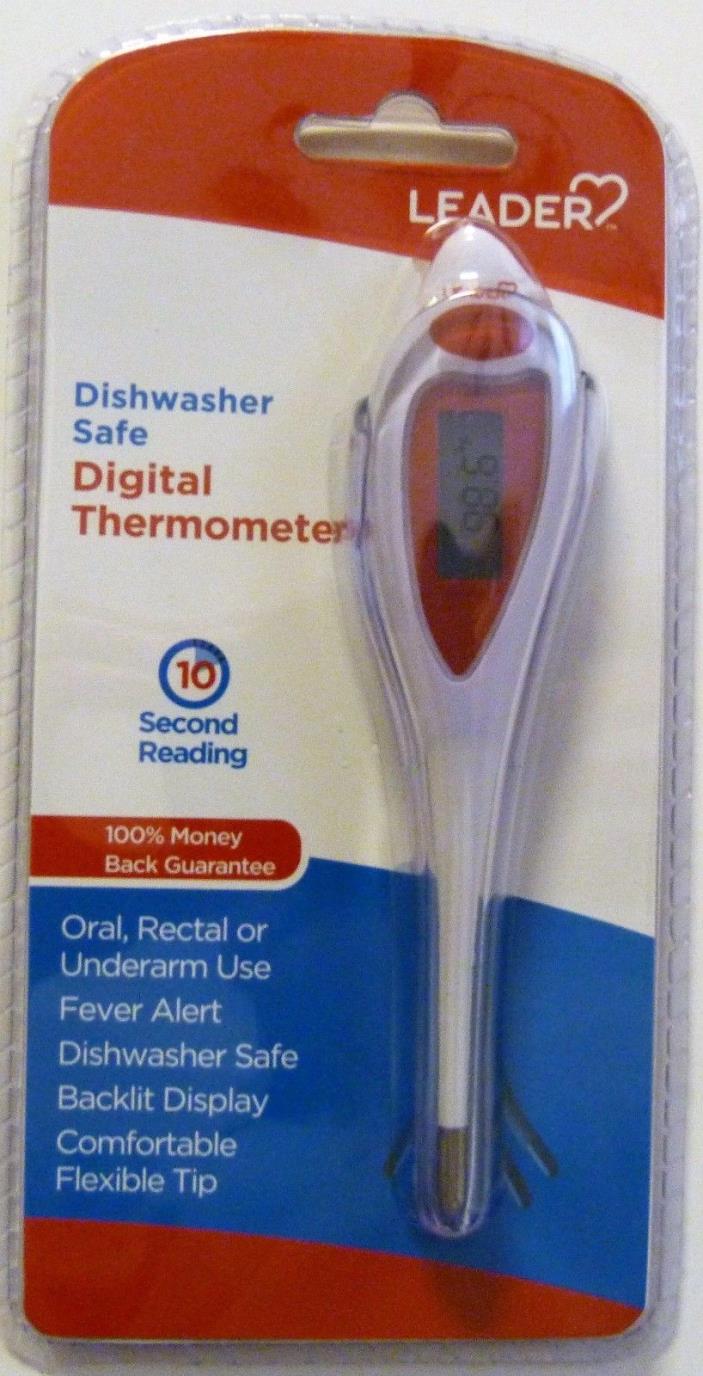 Leader Flexible Tip Digital Thermometer 10 Second Readings Dishwasher Safe