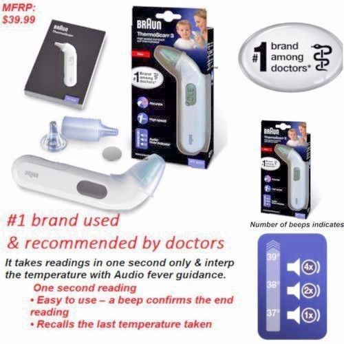 BRAUN THERMOSCAN  EAR THERMOMETER