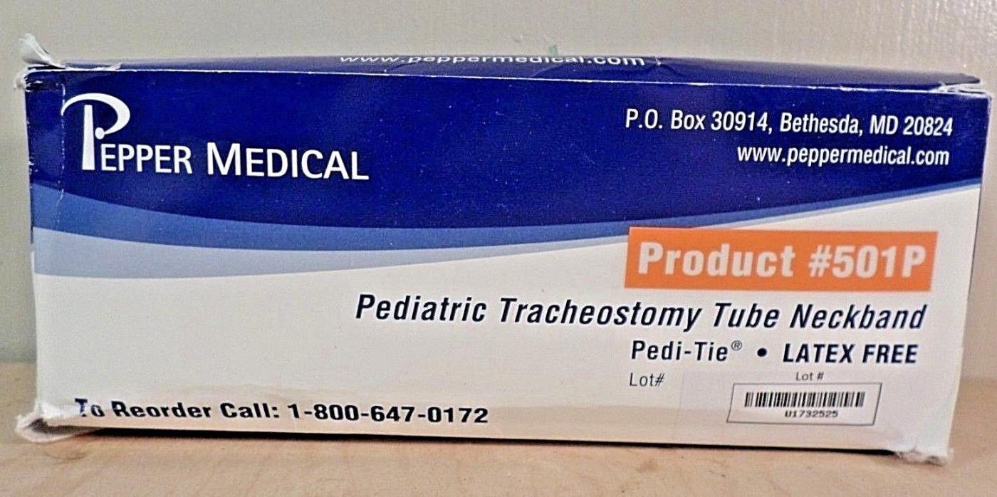 Pepper Medical 501P Pediatric Tracheostomy Tube Neckband Holder~Lot of 19