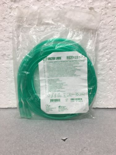 SALTER LABS  1227-7-7  Y-Connector w/2-7' Bonded Green Tubes W/ Ribbed End NEW