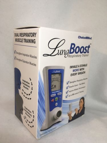 Choice MMed Lung Boost Respiratory Trainer MD8000 New Sealed!