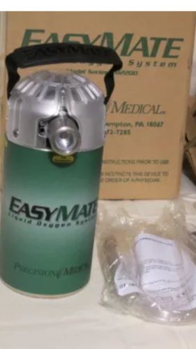Precision Medical EasyMate 2202 Liquid Oxygen System With Carry Case Brand New