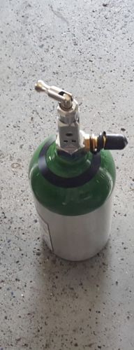 INVACARE Medical Oxygen Cylinder Tanks Lot x2 C tanks  for homefill with nozzle