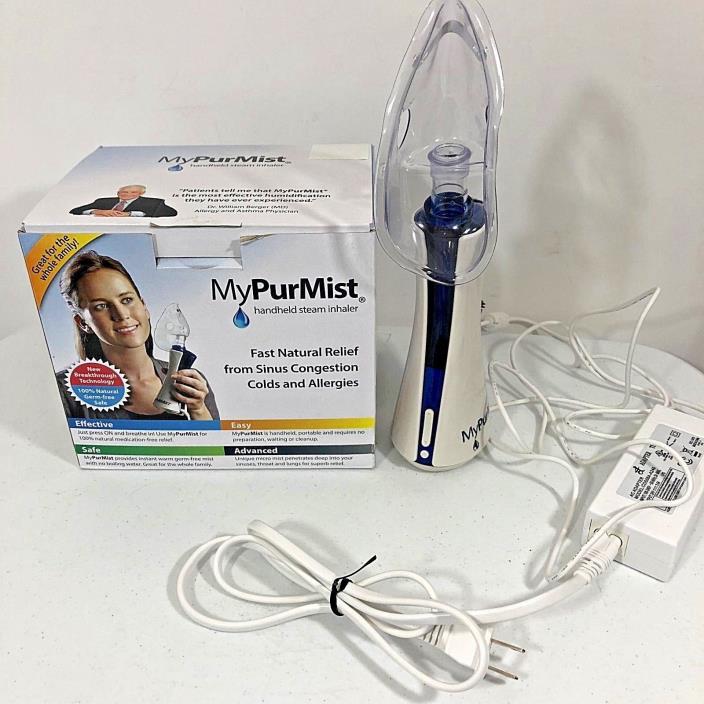 MyPurMist Handheld Personal Steam Inhaler Fast Natural Relief