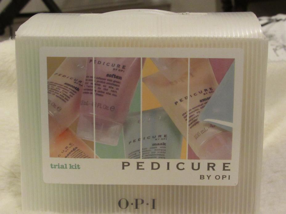 Pedicure by OPI - Trial Kit- Soak/Scrub/Mask/Soften/Massage/Smooth - 4.2oz/125ml