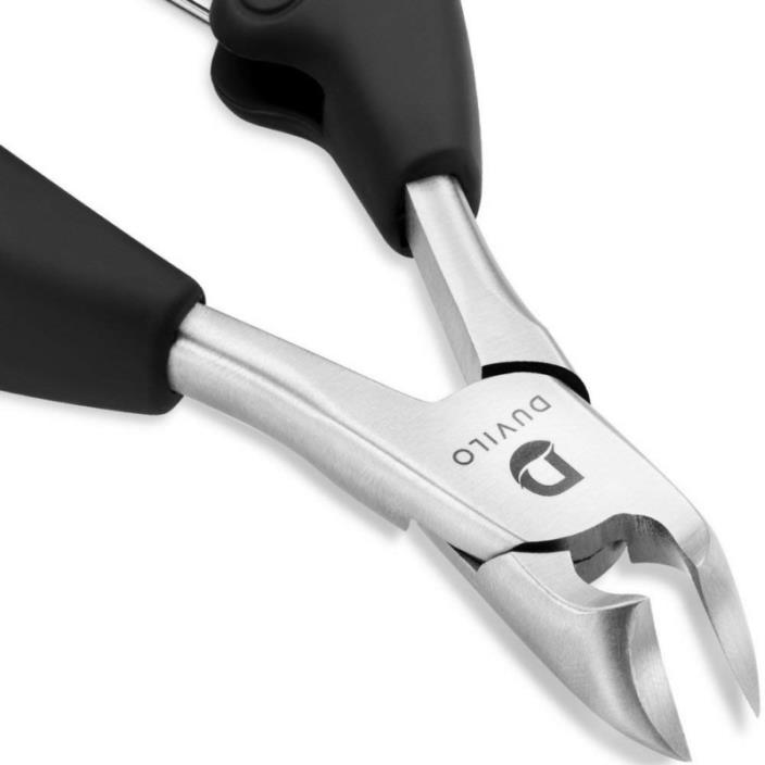 Heavy Duty Toenail Clippers for Ingrown and Thick Nails - Super Sharp Blades wit