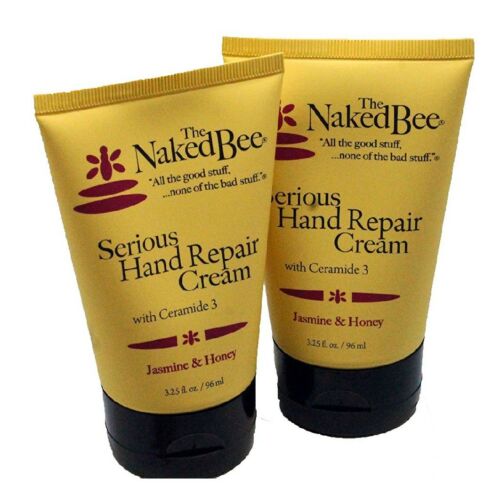 The Naked Bee Serious Hand Repair Cream Lotion 2 Pack Jasmine & Honey