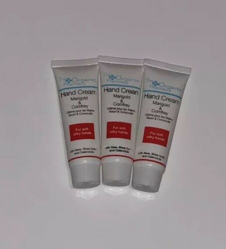 3 The Organic Pharmacy Marigold & Comfrey Hand & Nail Cream Travel Size 1oz