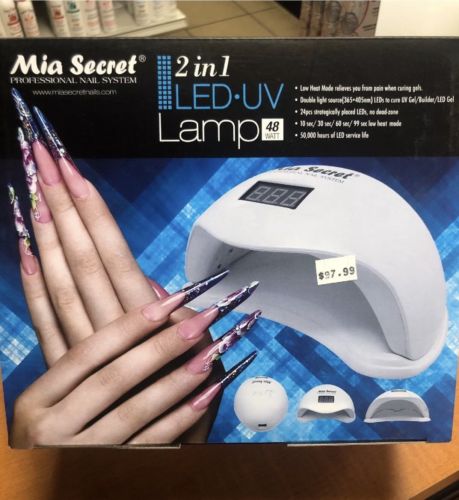 Mia Secret - PROFESSIONAL UV LED CURING LAMP 48 watt - Nail Gel - NEW ITEM !