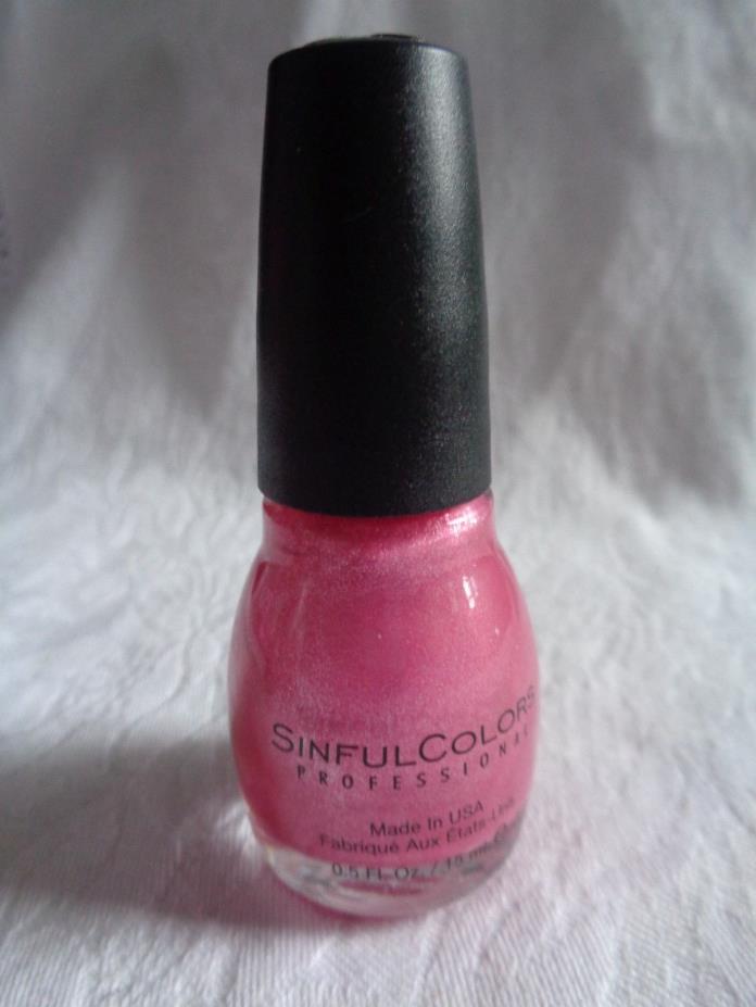 SINFULCOLORS Sinful Nail Polish~Cherry Blossom 1579 pink color shimmer