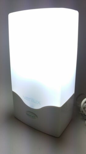 Verilux Happy Light 2500 VT01-SB SAD Full Spectrum Lamp Therapy Compact Works