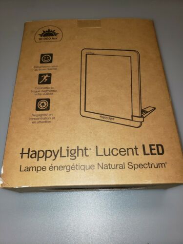 Verilux HappyLight Lucent LED Light Therapy Lamp 10000 lux