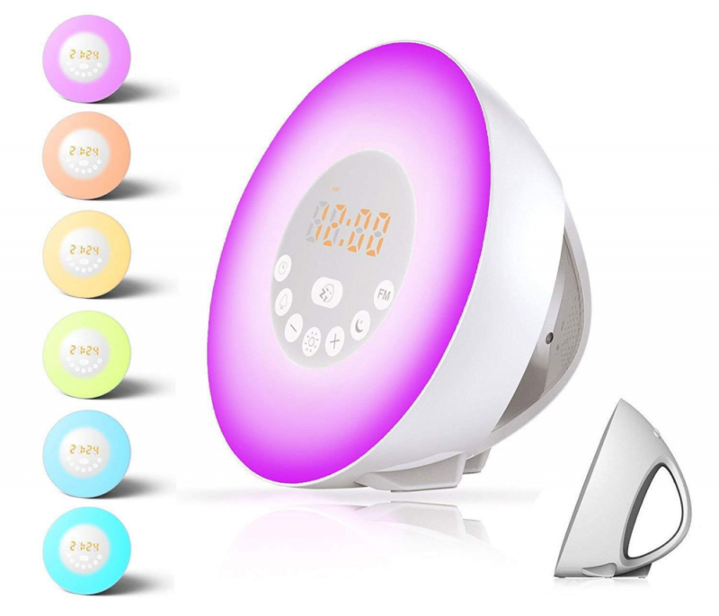 Alarm Clock,Wake up Light For Kids,Best Sunrise FM Radio Clocks with USB Charger