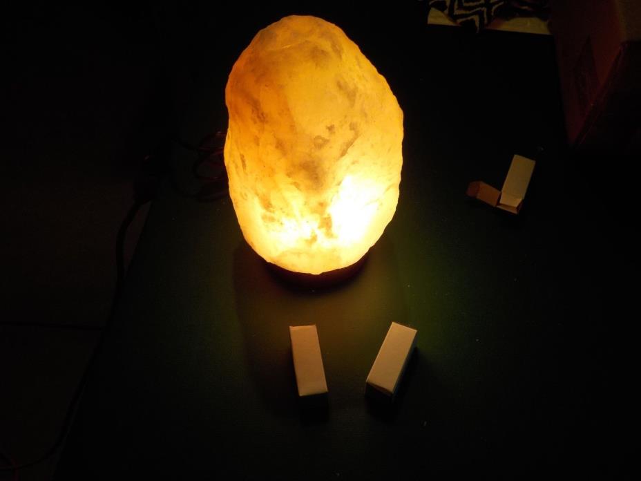 Natural Himalayan Rock Salt Lamp with Base  (RC)