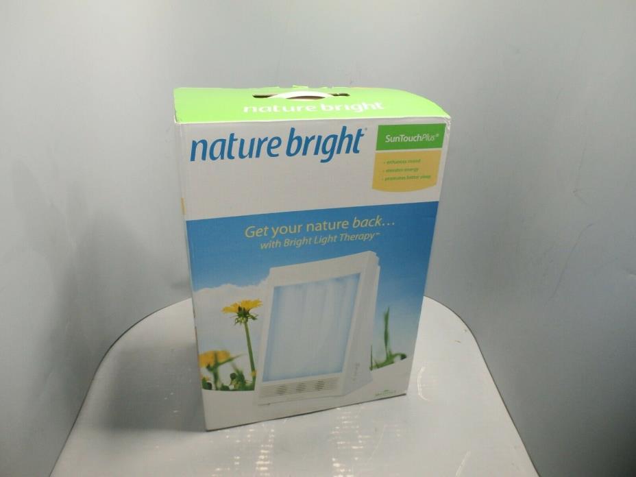 NEW Nature Bright SunTouch Plus Light and Ion Therapy Lamp [EBK8-iON8]