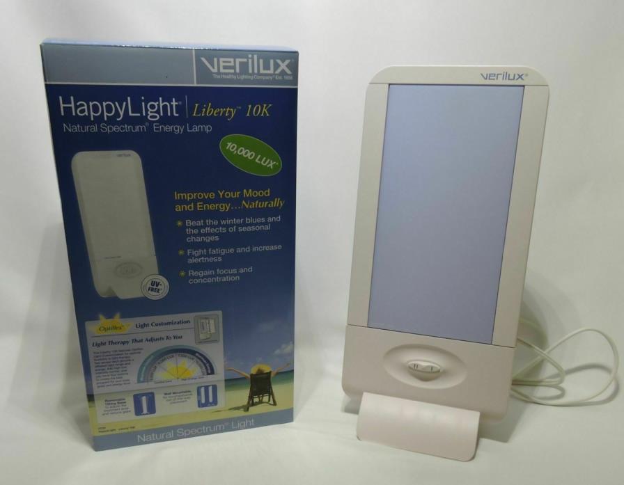 Verilux HappyLight Natural Spectrum Energy Lamp Liberty 10K