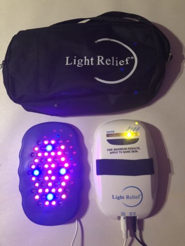 Light Relief LR150 Infrared Muscle Pain Relief Therapy Device + AC Power Adapter