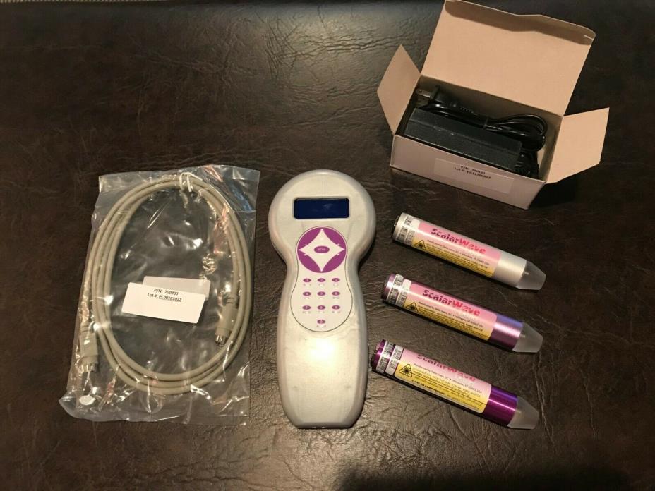 Scalar Wave Laser Cold Laser Chiropractic Kinesiology Full Set Lightly Used