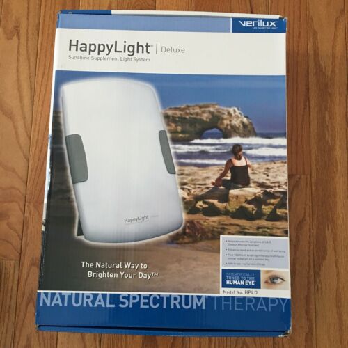 Verilux Happylight Deluxe Energy Lamp 10,000 LUX  Model HPLD Brand New FAST SHIP