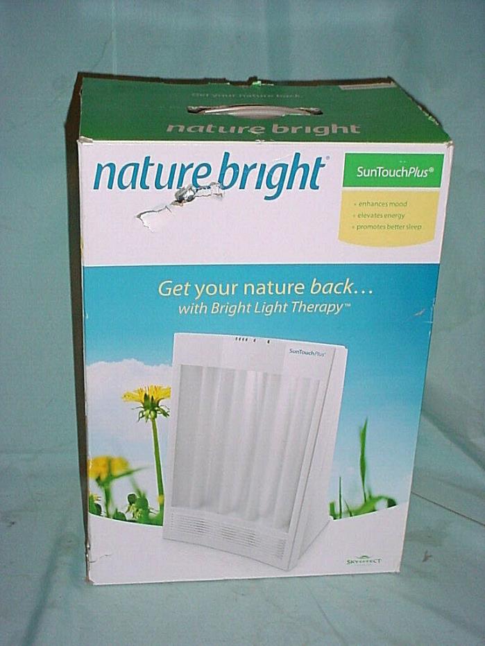 NIB Winter Depression NatureBright SunTouch Plus Light and Ion Therapy SAD Lamp