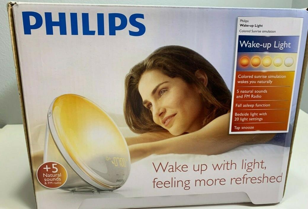 Philips HF320 Wake Up Light Alternative Alarm Clock Natural Sunrise Simulation