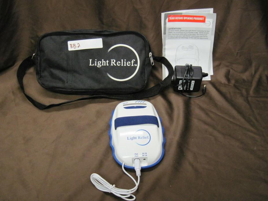Light Relief LR150 w/ Light Pad Infrared Therapy Device Joint Muscle Pain Relief