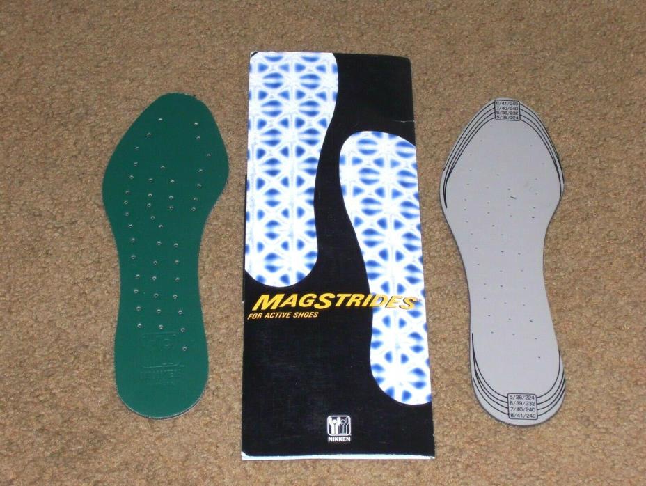 NIKKEN MAGSTRIDES MAGNETIC INSOLES #2004 SMALL 5 - 9  NEW IN PACKAGE