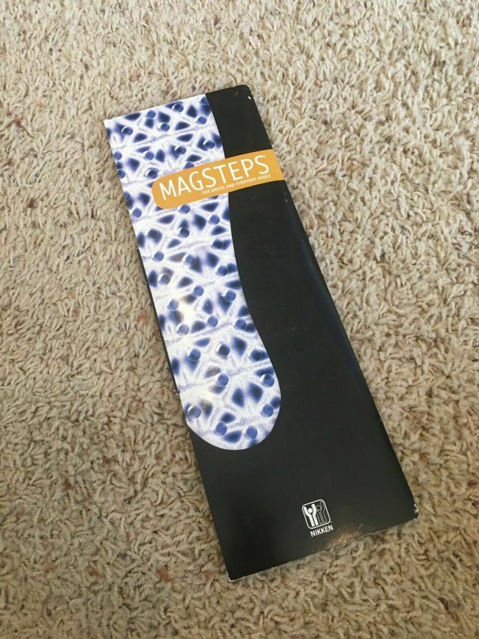 NIKKEN MAGSTEPS EQL-FIR MAGNETIC INSOLES #2020 SMALL 5-9  NEW