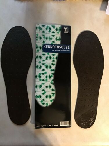 NIKKEN KENKO MAGNETIC INSOLES #2003 LARGE,13-17  NEW OLD STOCK IN PACKAGE