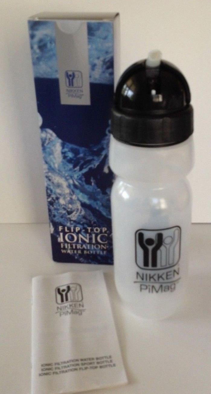 NIKKEN PIMAG FLIP-TOP WATER FILTRATION BOTTLE #1337 - NEW IN BOX