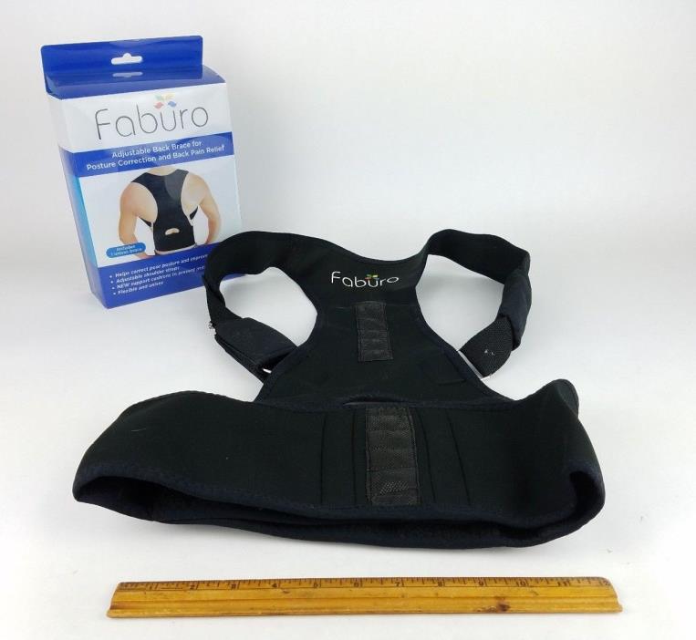 FABURO Adjustable Back Brace For Posture Support pain relief unisex