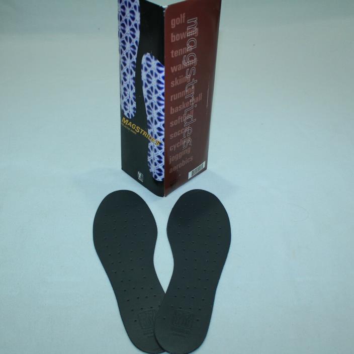 NEW NIKKEN MAGSTEPS MAGNETIC INSOLES #2005 MEDIUM 7-12  NEW OLD STOCK IN PACKAGE