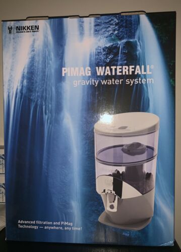 Nikken PiMag Waterfall Filtration System Removes Chlorine Lead Alkaline PH
