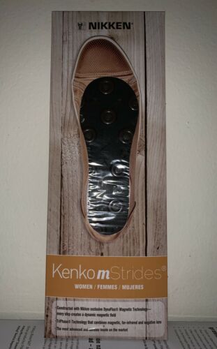 Nikken Kenko mStrides Latest Magnetic Insoles New Sealed