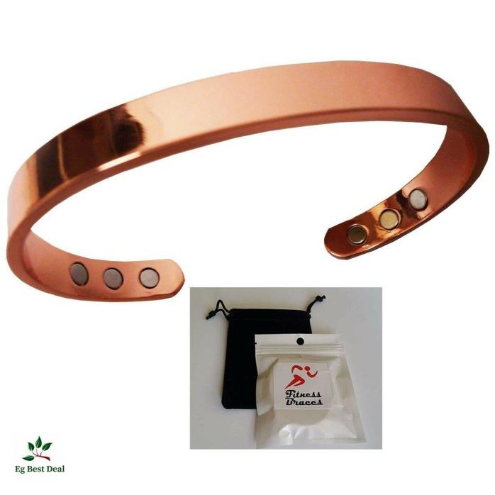 Copper Fit Bracelet Golf Magnetic For Arthritis Pain Relief Healing Women Men