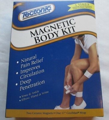 TECTONIC MAGNETS NATURAL PAIN RELIEF MAGNETIC BODY KIT FREE SHIPPING IN USA RARE
