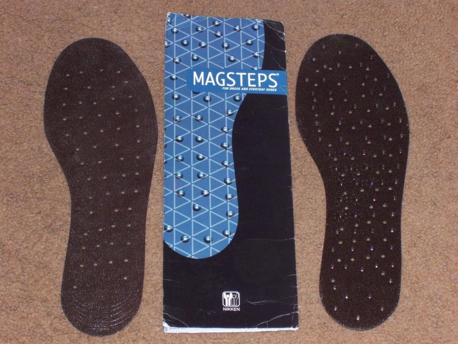 NIKKEN MAGSTEPS MAGNETIC INSOLES LARGE 13-18  #2022 - NEW IN PACKAGE