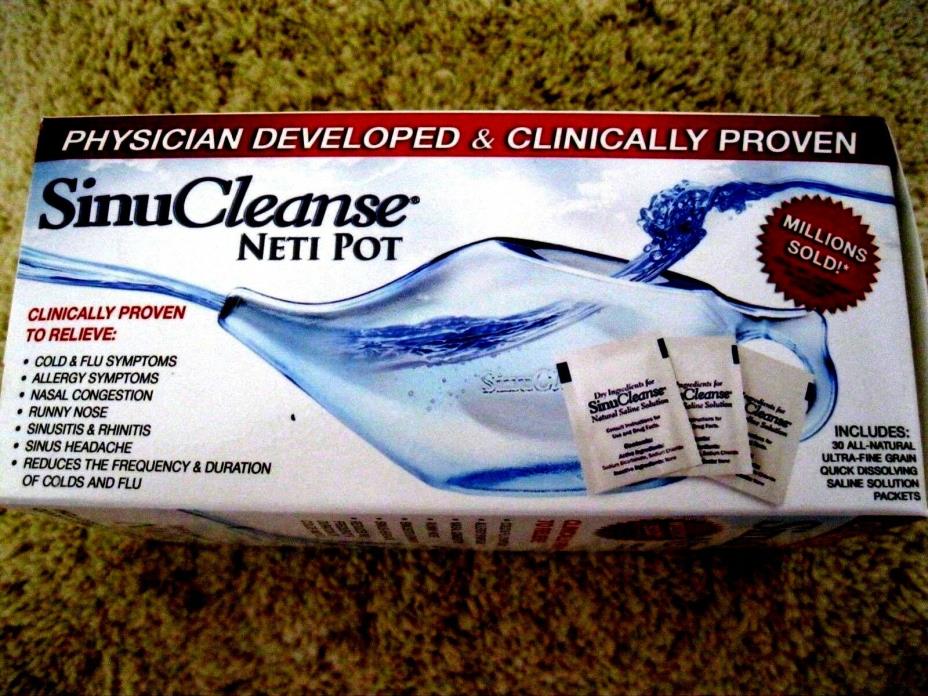 SinuCleanser - Neti - Pot - Safe - Immediate - Sinus - relief - Naturally - New
